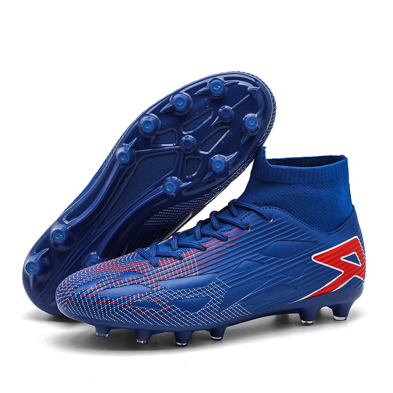 Turf Soccer Shoes Men's High-top Plus Size