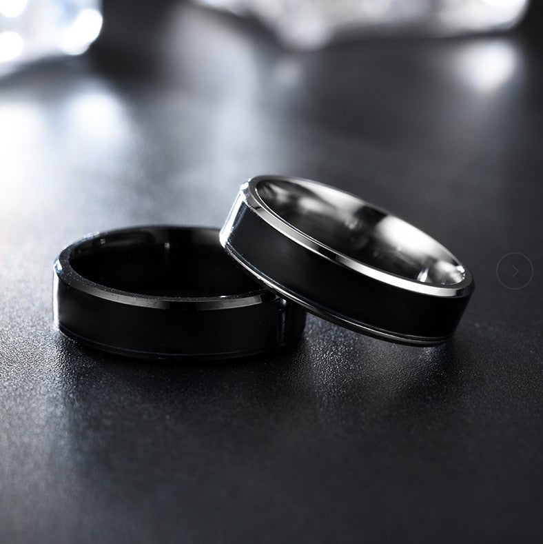 Men's And Women's Fashion Intelligent Temperature Sensitive Couple Ring