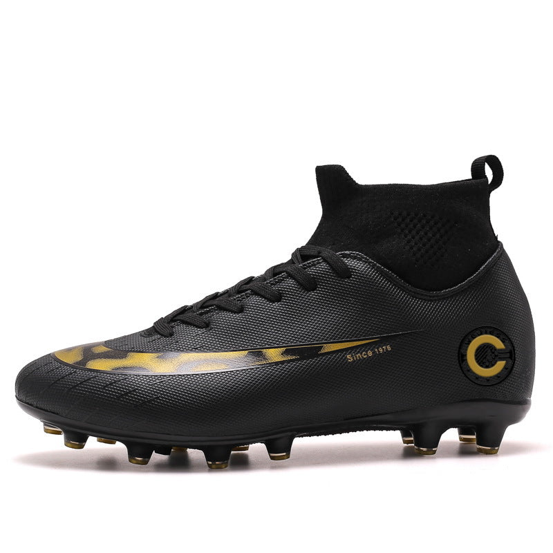 Training Special High-top Gold-plated Bottom Soccer Shoes