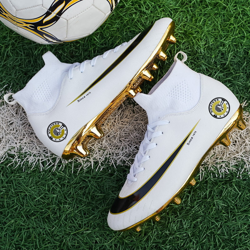 Training Special High-top Gold-plated Bottom Soccer Shoes