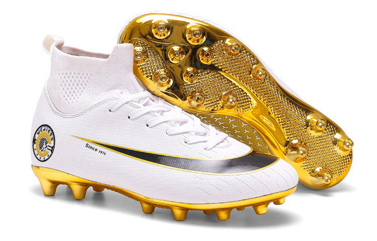 Training Special High-top Gold-plated Bottom Soccer Shoes