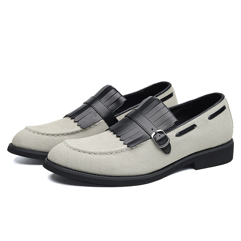 Men's British Style Slip-on Casual Leather Shoes