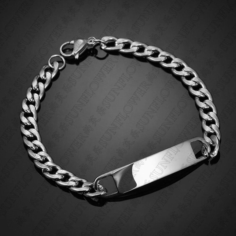 Personalized Human Eye Bracelet DIY Laser Engraved Stainless Steel Couple Bracelet Engraved Portrait Bracelet