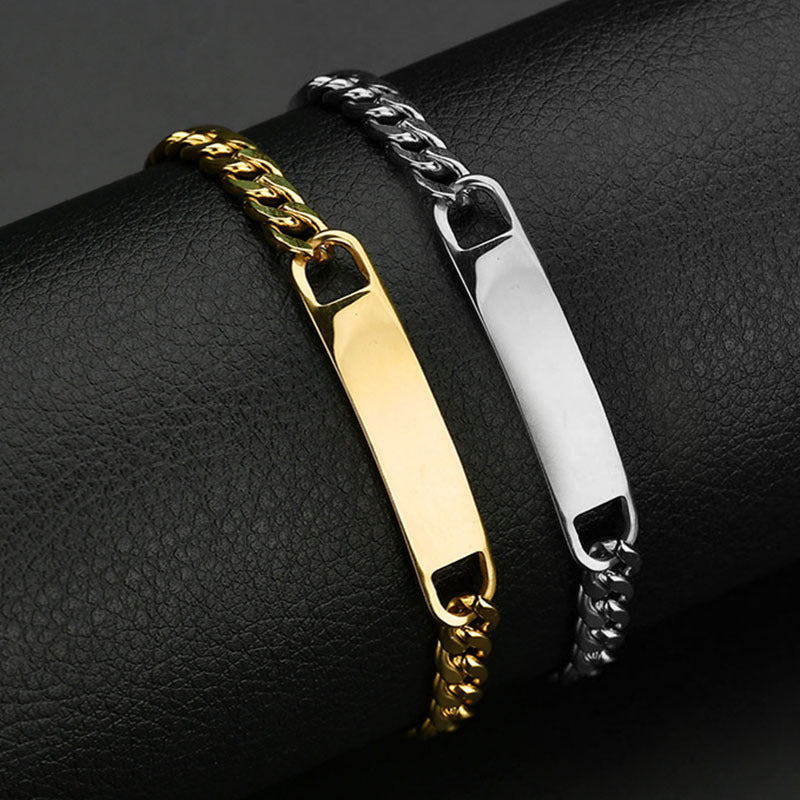 Braccialetto personalizzato con occhio umano fai da te, bracciale in acciaio inossidabile con incisione laser, bracciale con ritratto inciso